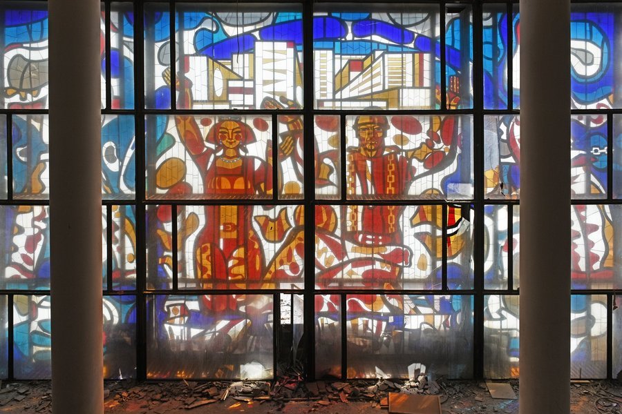 Бывший ДК Строителей в Казани может лишиться уникальных советских витражей? 