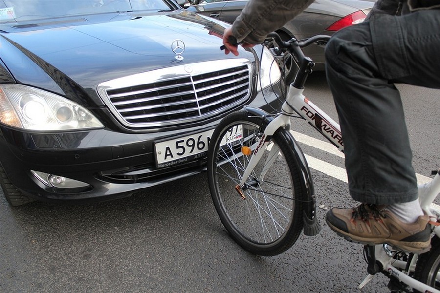 Велосипедист vs А 596 МР 