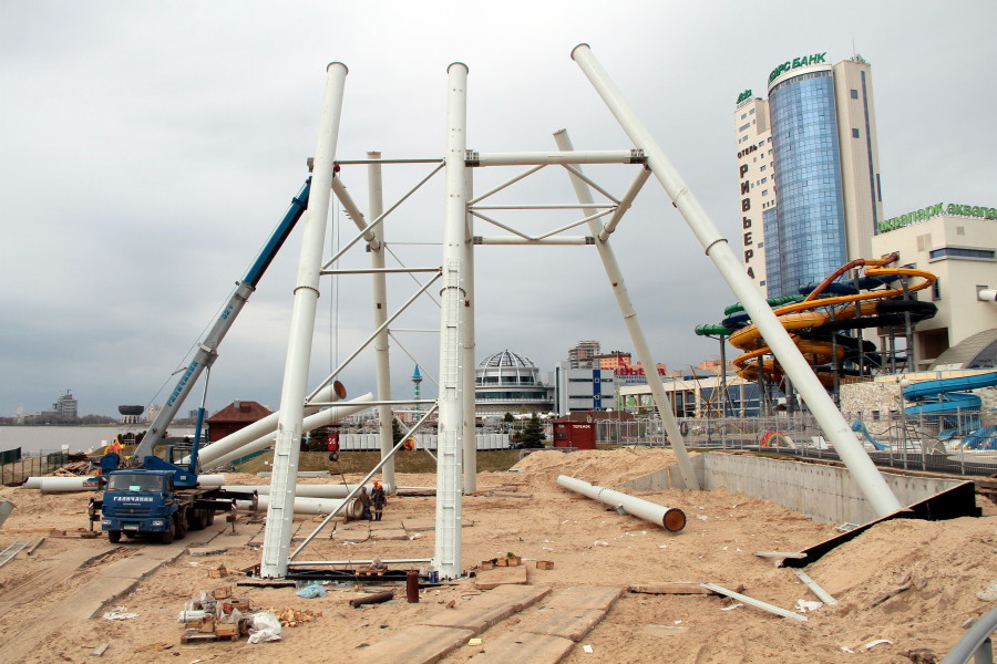 Новое чёртово колесо покажет казанцам весь мир