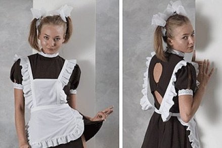 В белом фартуке и с голой спиной: казанские выпускницы готовятся к «Последнему звонку»