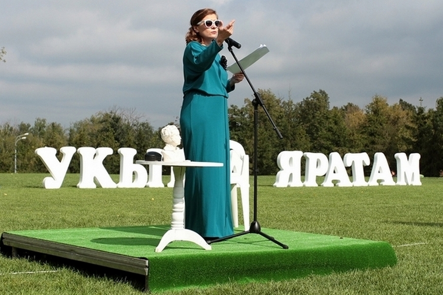 Голубкина пересказала казанцам Пушкина своими словами
