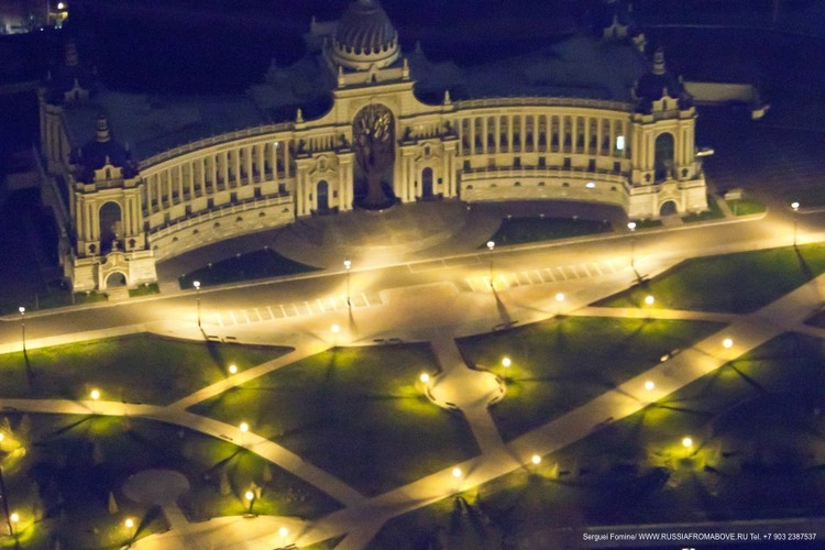 Вечерняя Казань: фотографии с вертолета