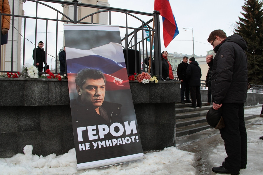 Митинг памяти Немцова в Казани: «Сегодня всякий человек, который говорит правду, занимается политикой»