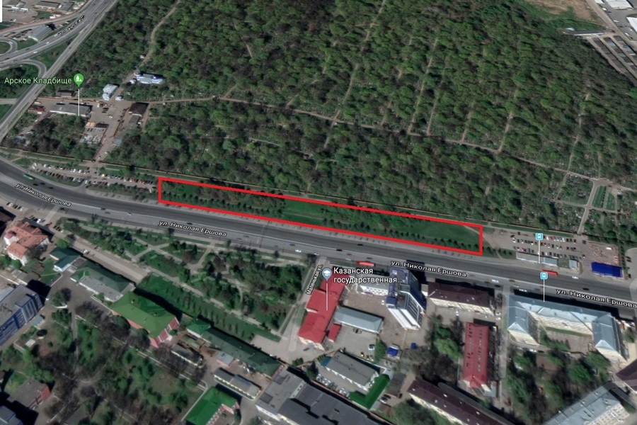 В центре Казани под видом сквера откроют кладбище для избранных