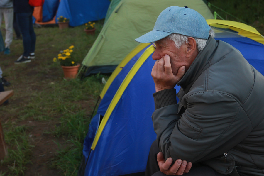 «Будем стоять, пока стройка не закипит»: казанских дольщиков ЖК «МЧС» вновь накормили обещаниями