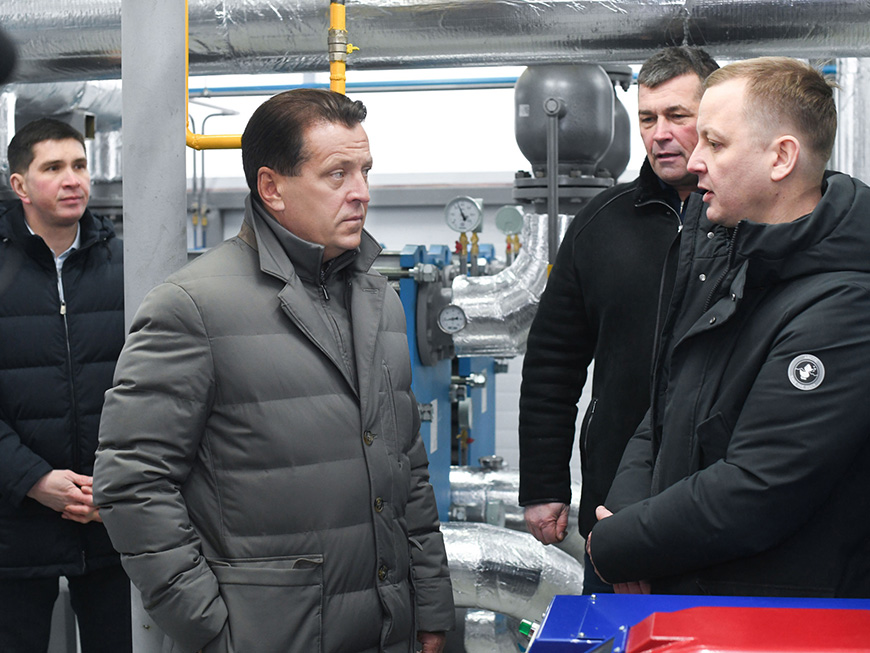Метшин посетил новую автоматизированную котельную в центре Казани