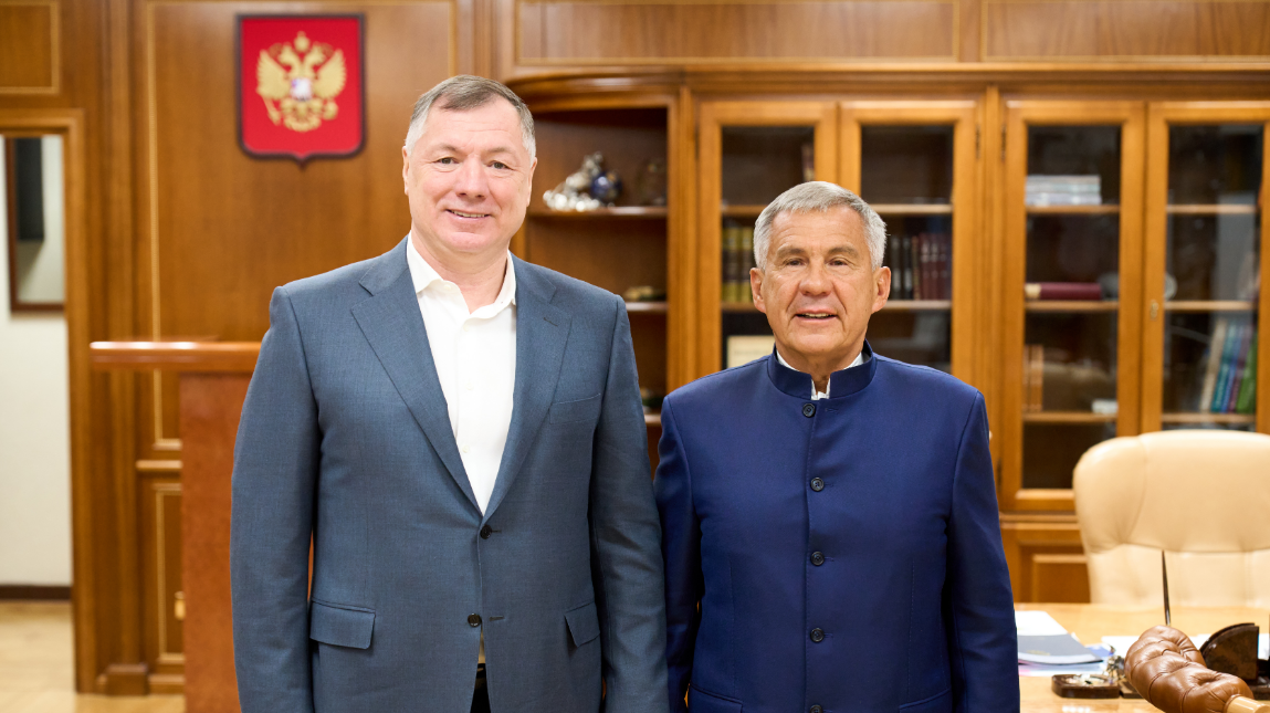 Рустам Минниханов встретился в Москве с Маратом Хуснуллиным