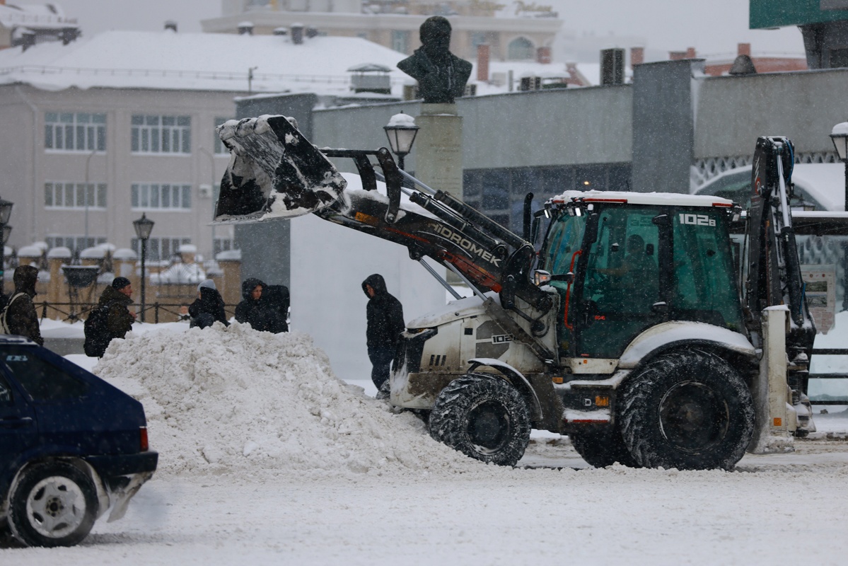 Обрушившийся на Казань снегопад признали самым мощным за 5 лет