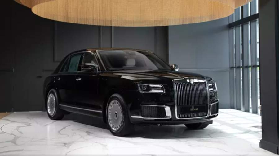 Aurus Senat 2024 года выпуска продают в России за 41 млн рублей