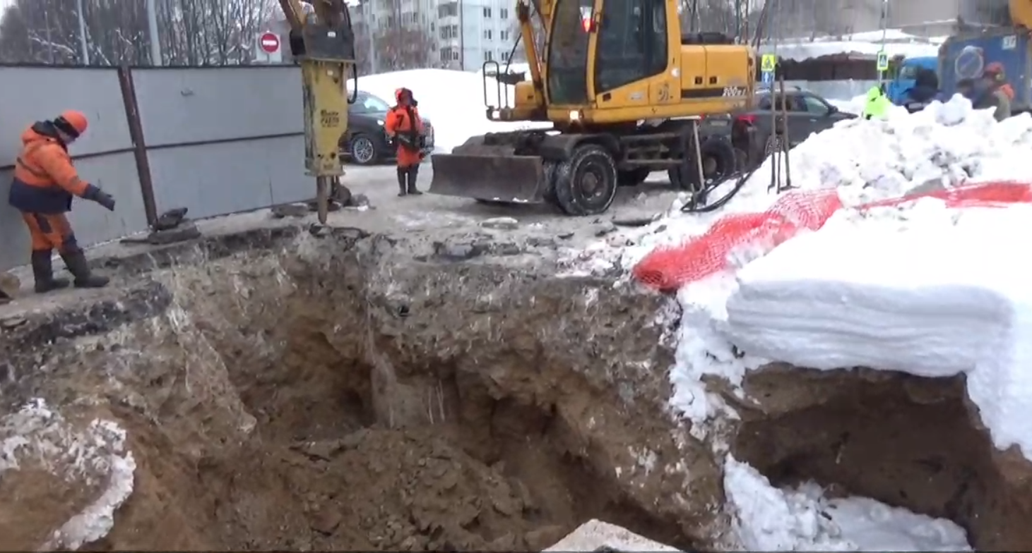 Реконструкция водопровода по улице Сыртлановой в Казани завершена