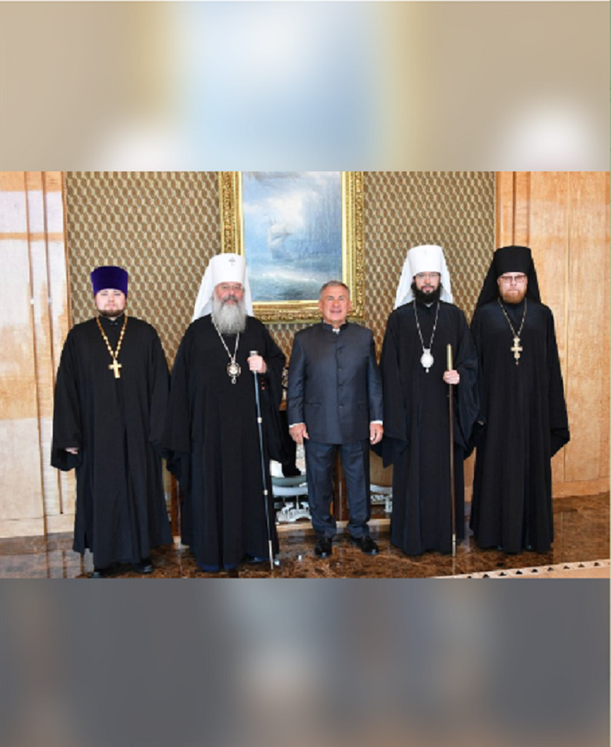Рустам Минниханов встретился с делегацией Русской православной церкви