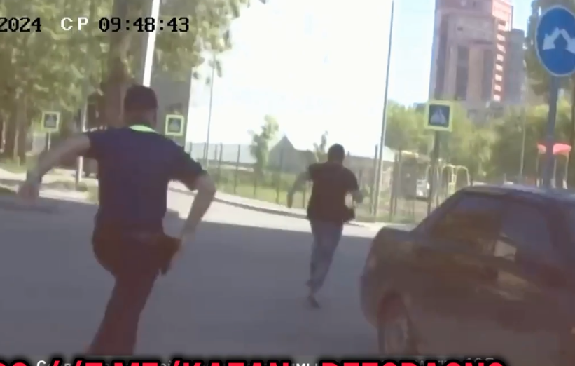 Казанец устроил погоню с ДПС, а после пытался сбежать, бросив авто