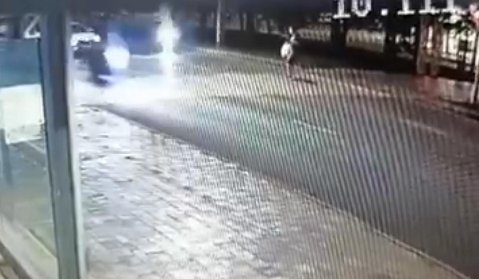 В Нижнекамске байкер на Yamaha снес мужчину на пешеходном переходе