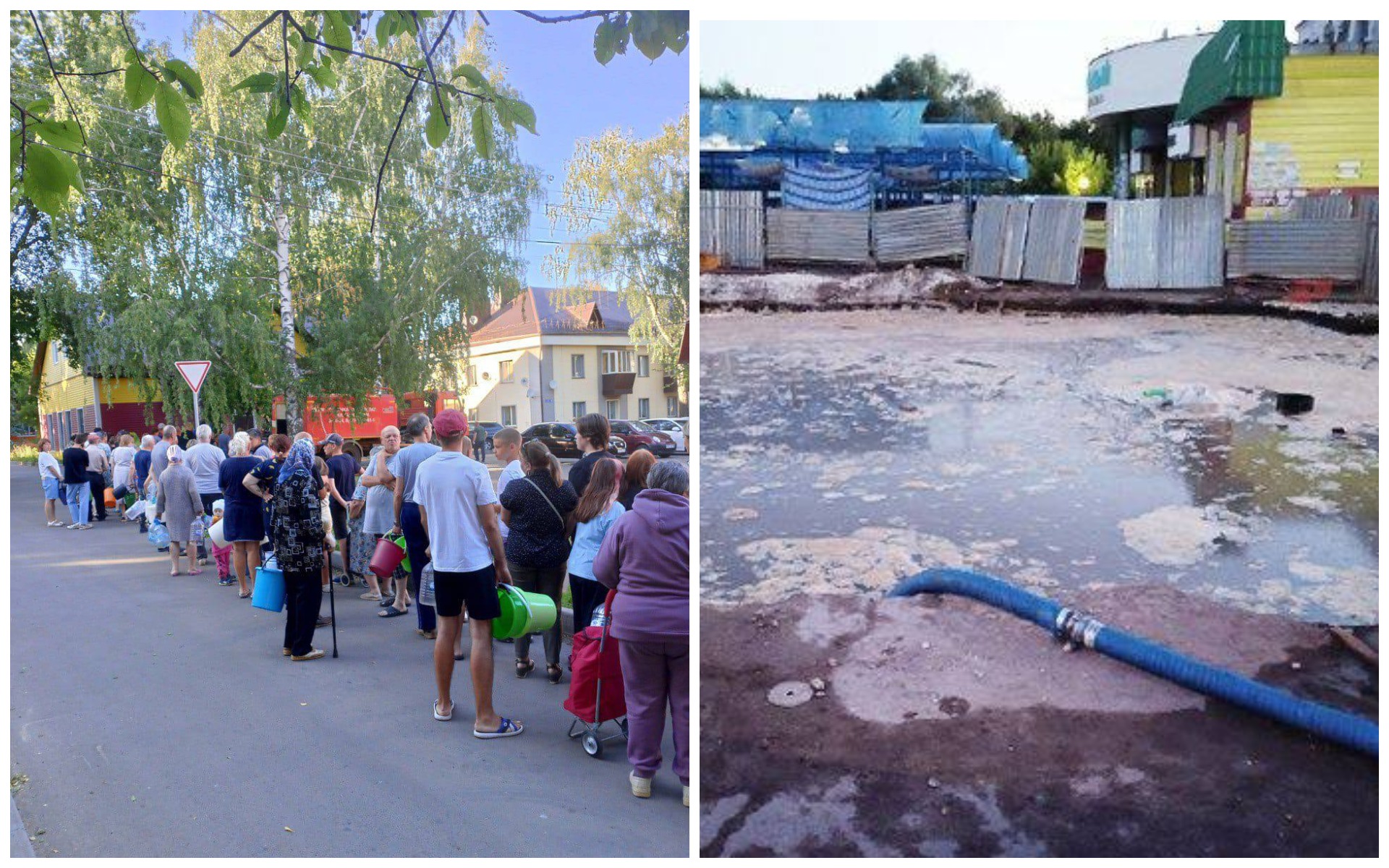 Жители Чистополя три дня сидят без воды