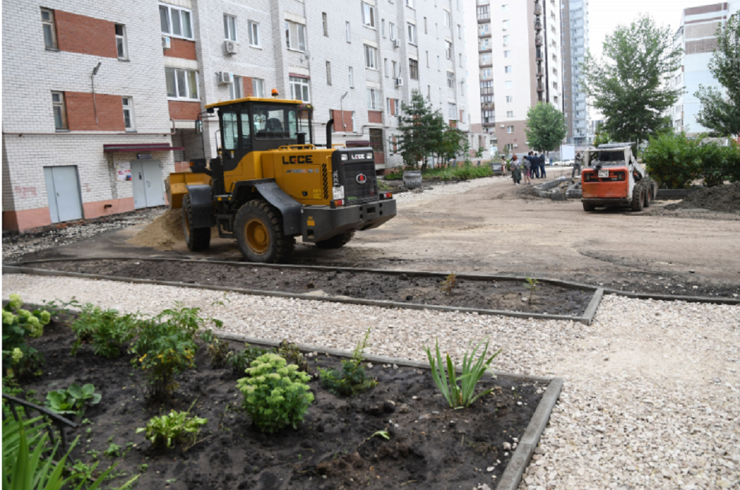Объем выполненных работ по программе «Наш двор» в Казани составляет 70 процентов
