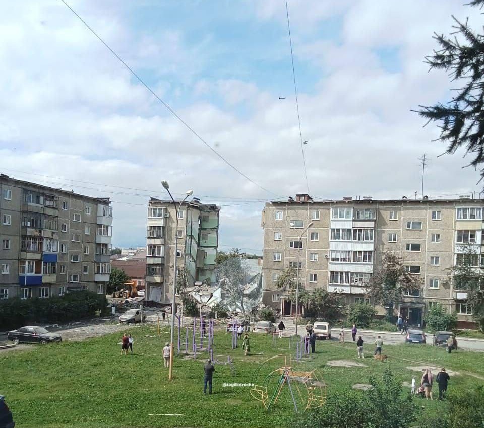 Взрыв газа произошел в пятиэтажке в Нижнем Тагиле