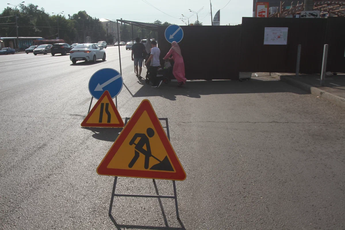 В центре Казани поэтапно перекроют дороги из-за строительства канализации