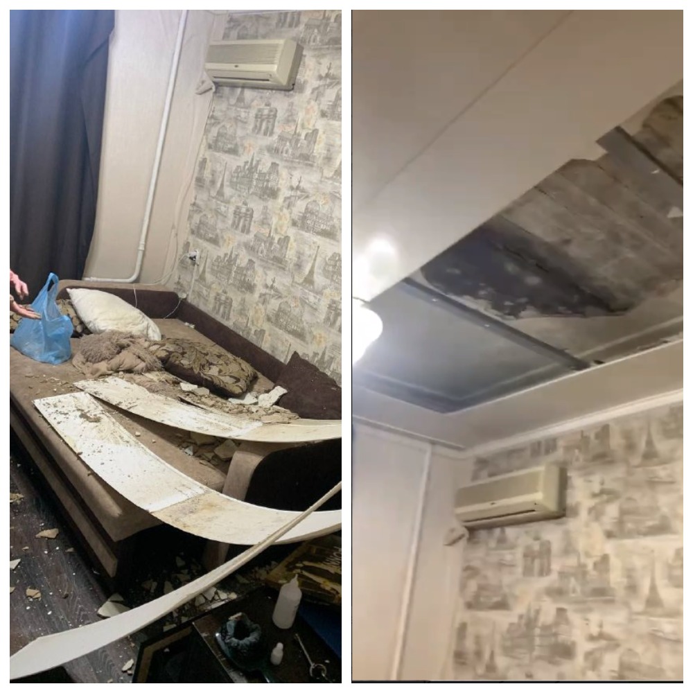 В Казани внезапно рухнувший потолок «сталинки» чуть не убил жильцов
