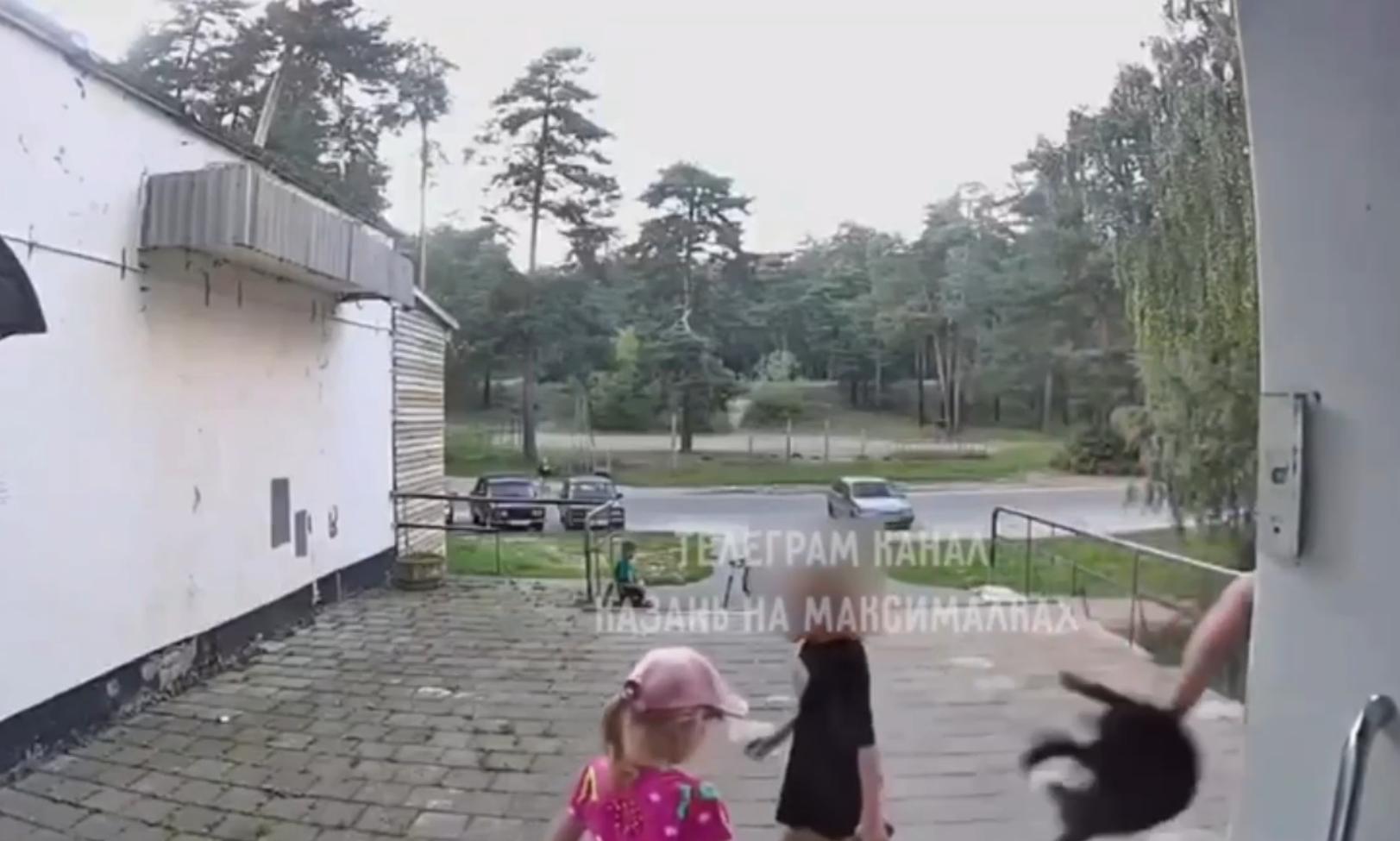 Мужчина у подъезда в Казани швырнул щенка, полиция начала проверку