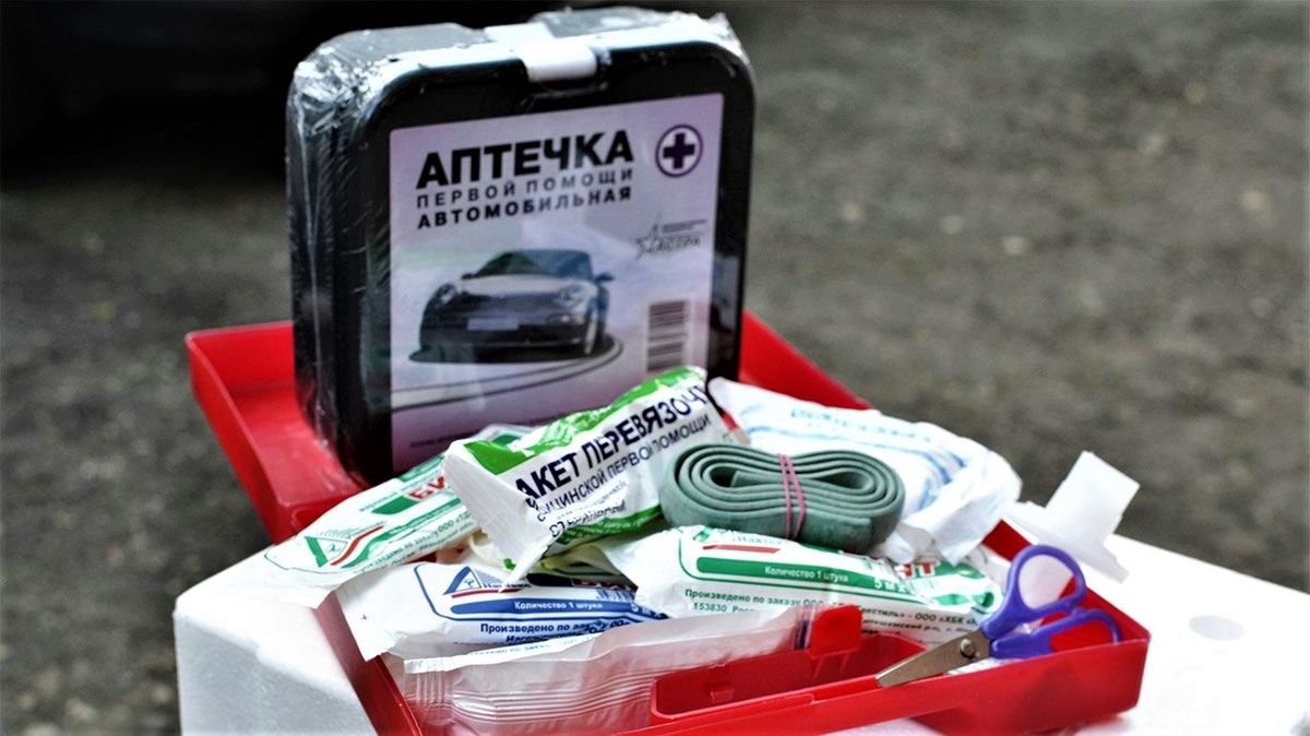 МВД подготовило требования по хранению и использованию автомобильных аптечек