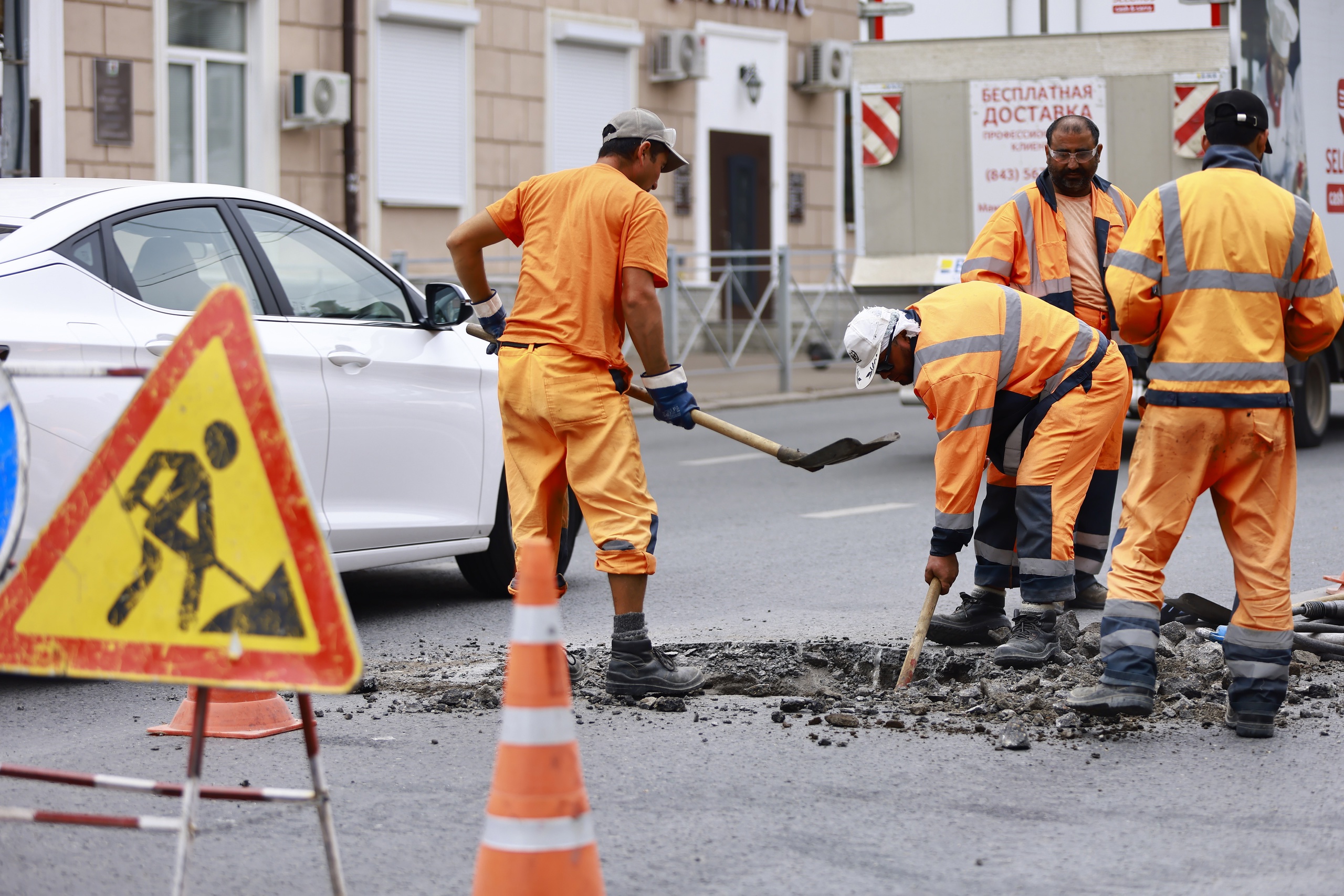 Ограничение движения по улице Козина в Казани продлили до 20 октября
