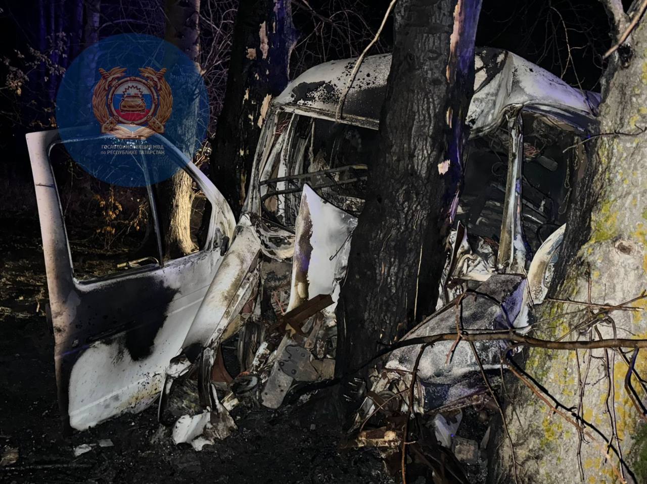 На трассе в Татарстане «Газель» влетела в дерево, погиб водитель