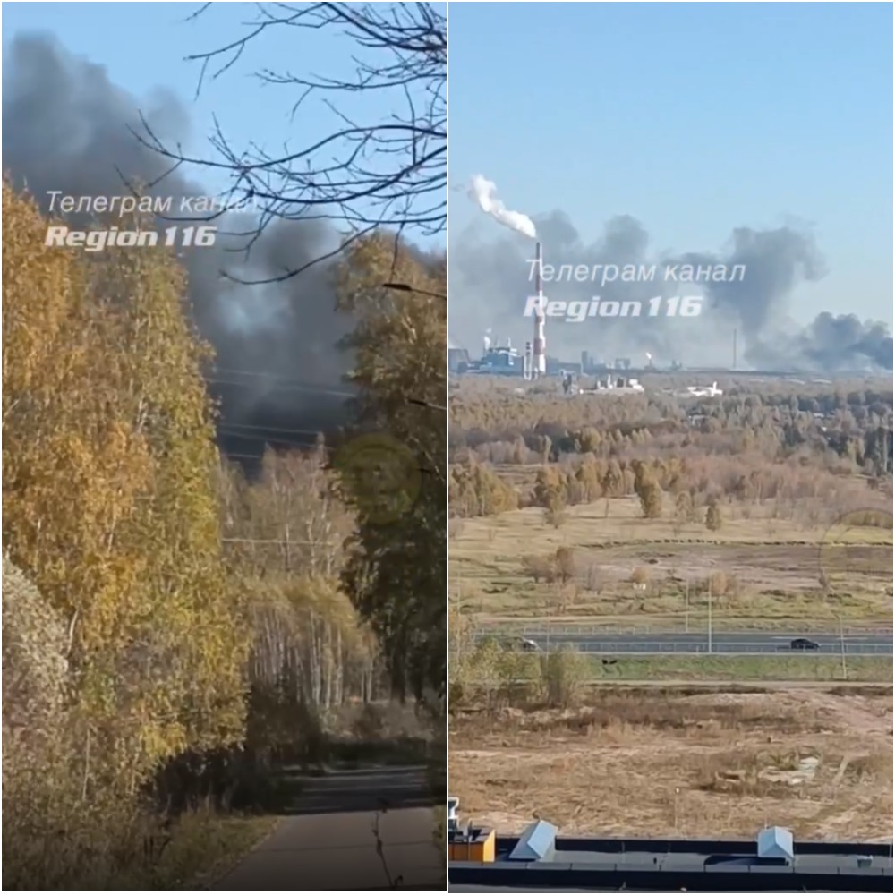 Казаньоргсинтез заявил о непричастности к черному дыму над Казанью