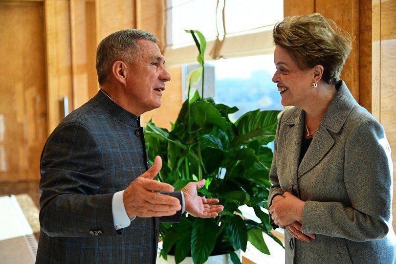 Минниханов встретился с президентом банка БРИКС