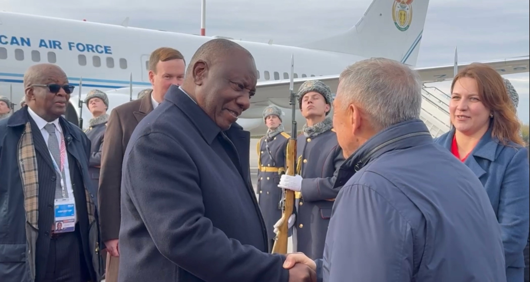 Президент ЮАР прилетел в Казань для участия в БРИКС