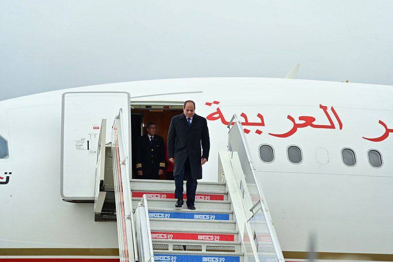 Президент Египта прибыл в Казань на саммит БРИКС