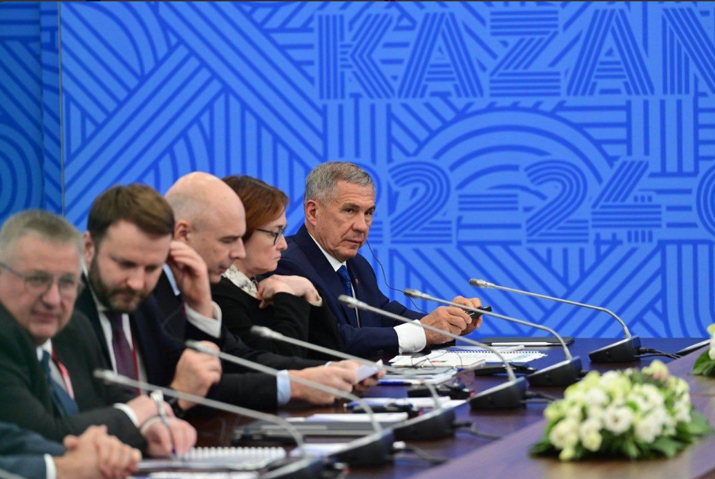 Минниханов принял участие во встрече Путина с Эрдоганом