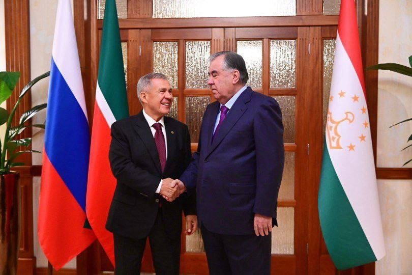 Минниханов провел встречу с президентом Таджикистана