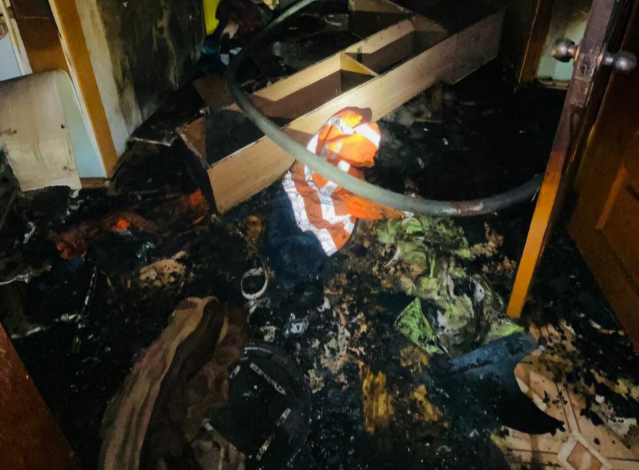 Татарстанец сгорел в квартире из-за непотушенной сигареты