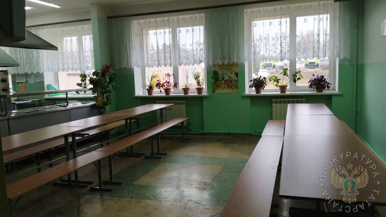 В Татарстане устранили нарушения санитарных норм в школьной столовой