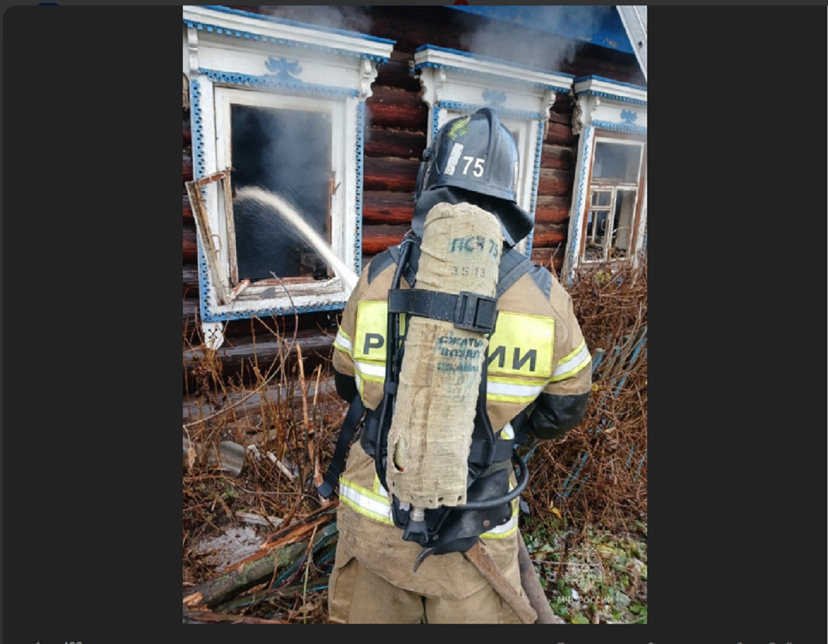 В сгоревшем в Елабужском районе доме найдено тело мужчины