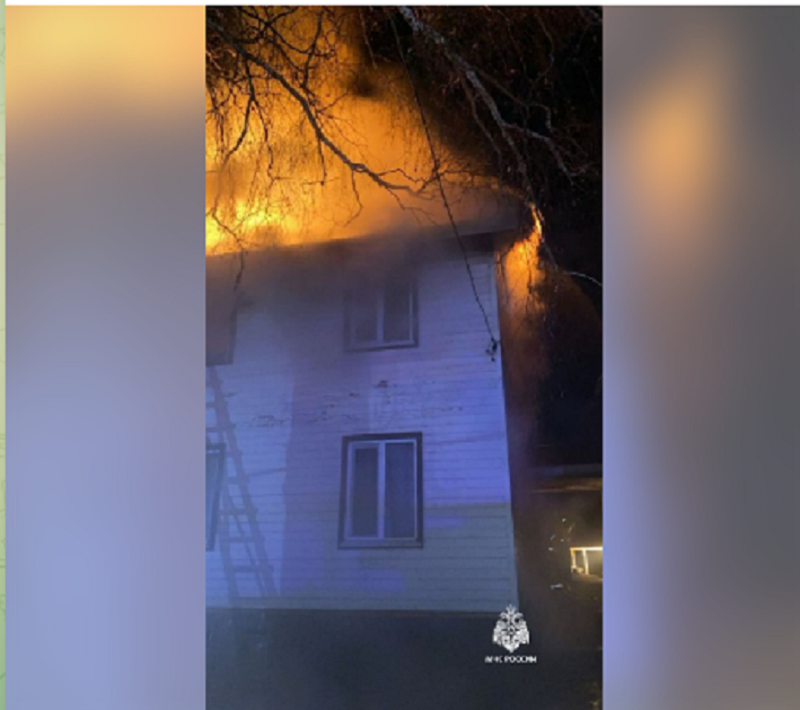 В Нижнекамском районе огонь превратил частный дом в непригодное жилье