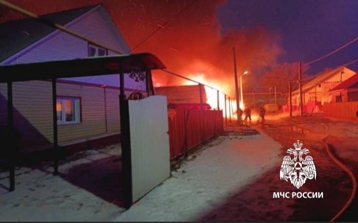 При пожаре в частном доме под Бугульмой пострадала женщина