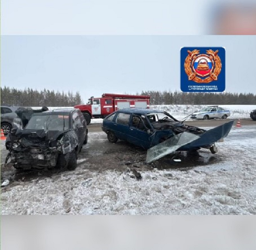 При столкновении двух авто в Татарстане погиб пассажир иномарки