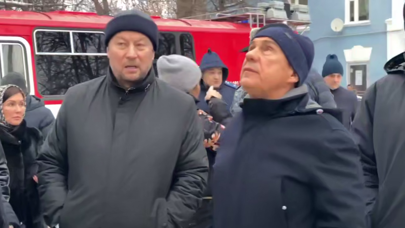 Минниханов на месте ЧП, где БПЛА атаковали многоэтажку в Казани: развернут штаб