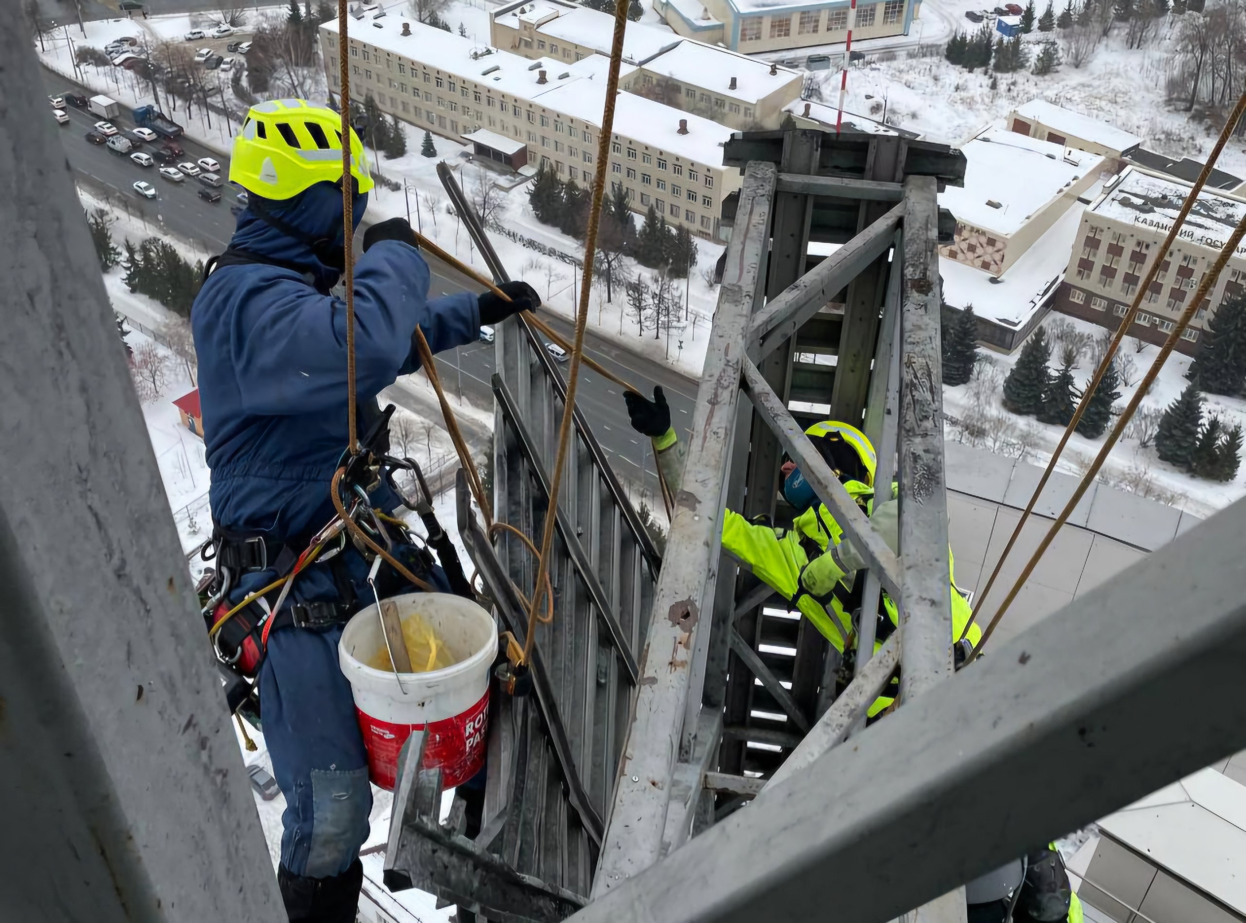 В казанском ЖК «Манхэттен» после атаки БПЛА убрали аварийные конструкции