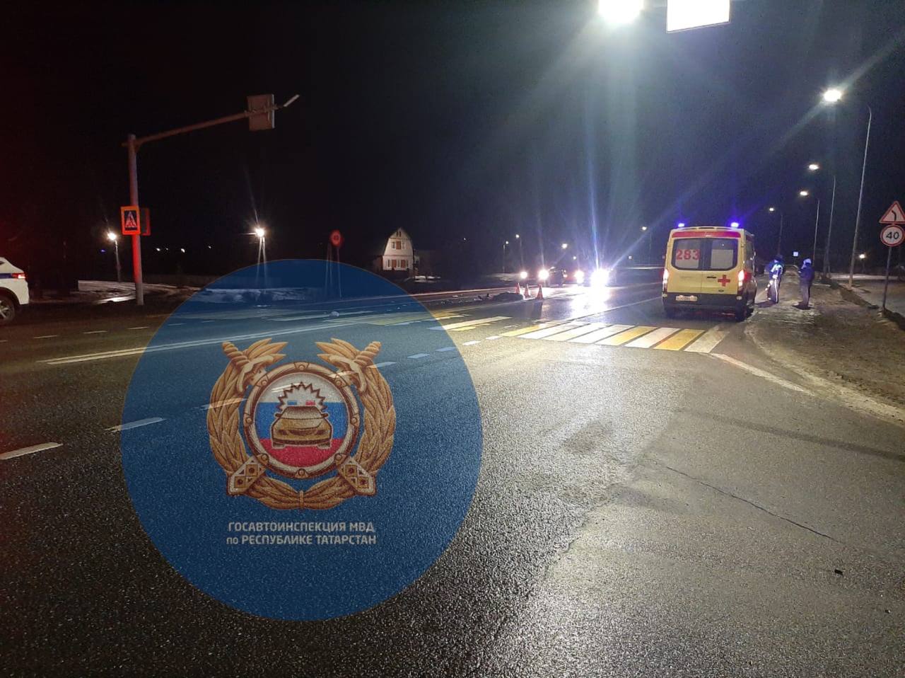 В Алексеевском районе Татарстана насмерть сбили женщину на пешеходном переходе