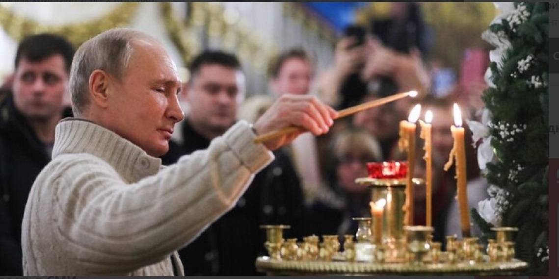 Владимир Путин поздравил всех россиян с Рождеством Христовым