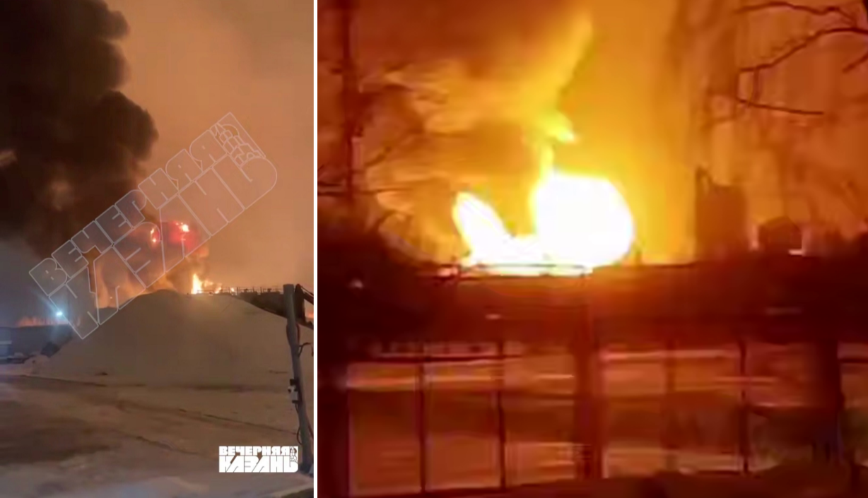 Появились новые подробности прилета БПЛА по базе сжиженных газов в Казани