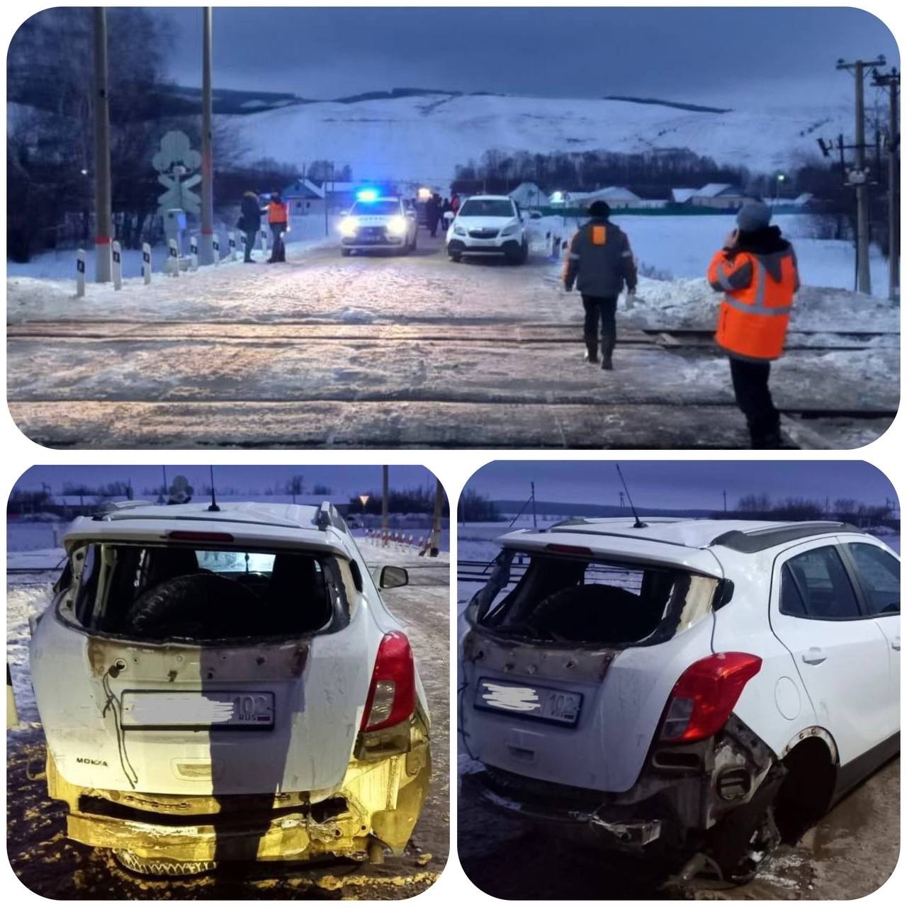 В Татарстане легковушка столкнулась с локомотивом в Ютазинском районе