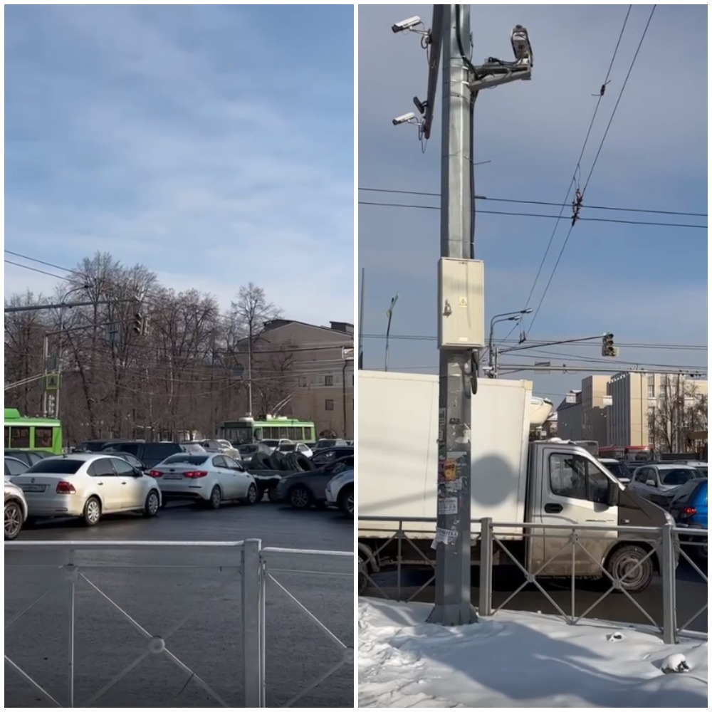 На Назарбаева и Павлюхина в Казани собралась гигантская пробка