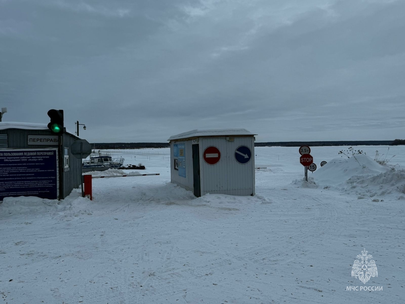 Ледовую переправу в Татарстане закрыли из-за нерентабельности