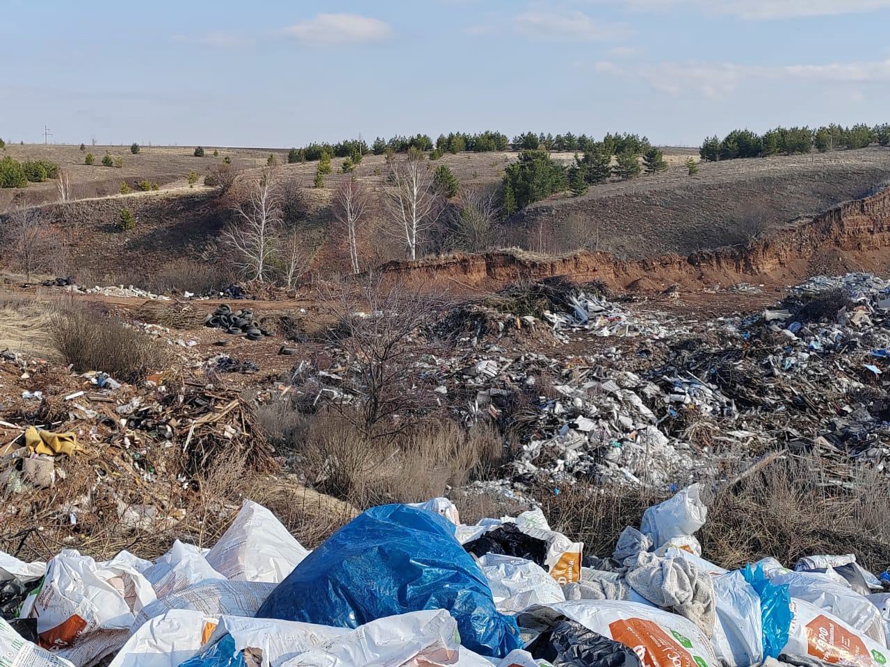 В Мамадышском районе обнаружили свалку площадью свыше 5 тысяч «квадратов»