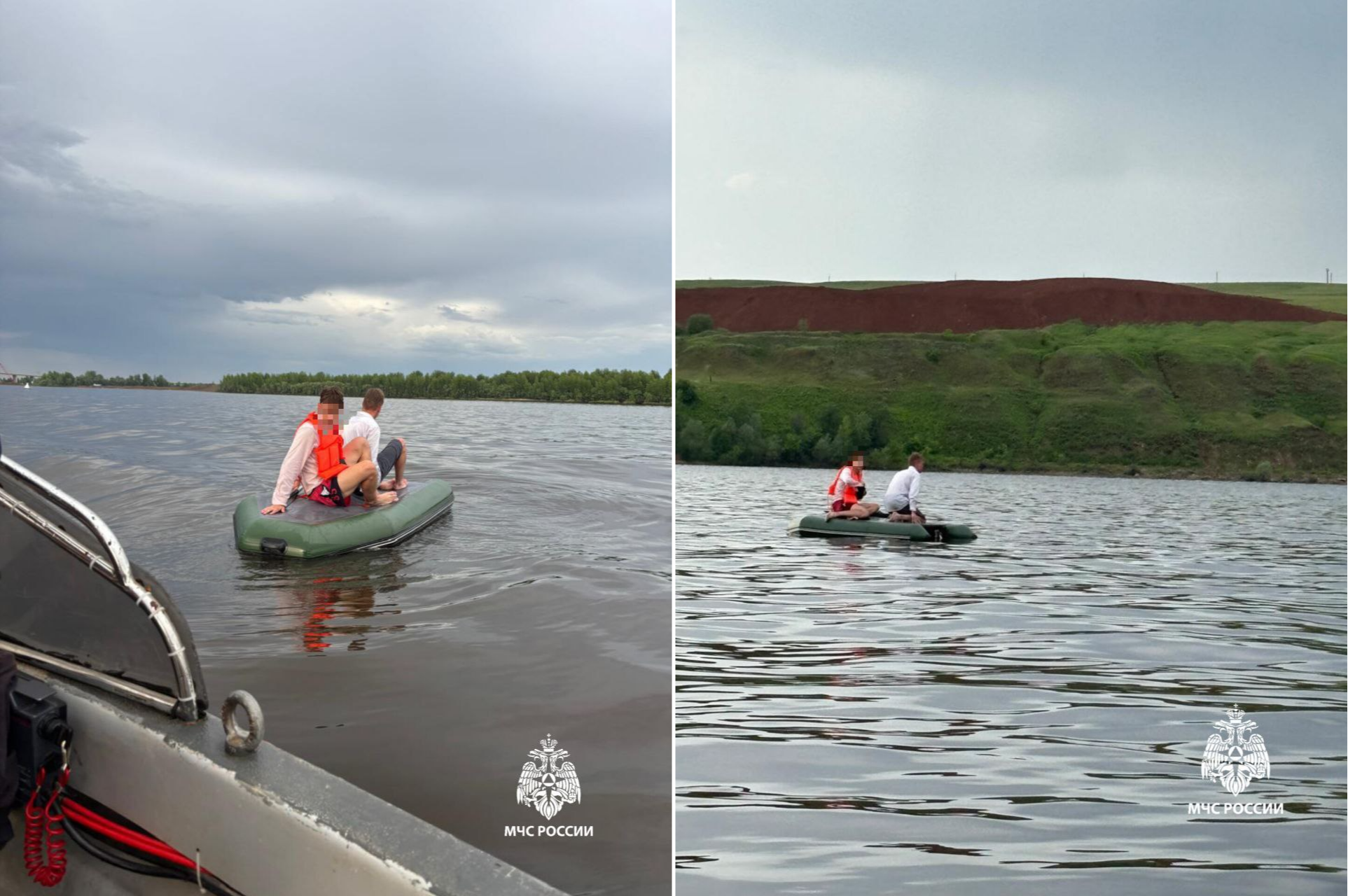 На Каме спасли братьев, перевернувшихся на лодке в шторм