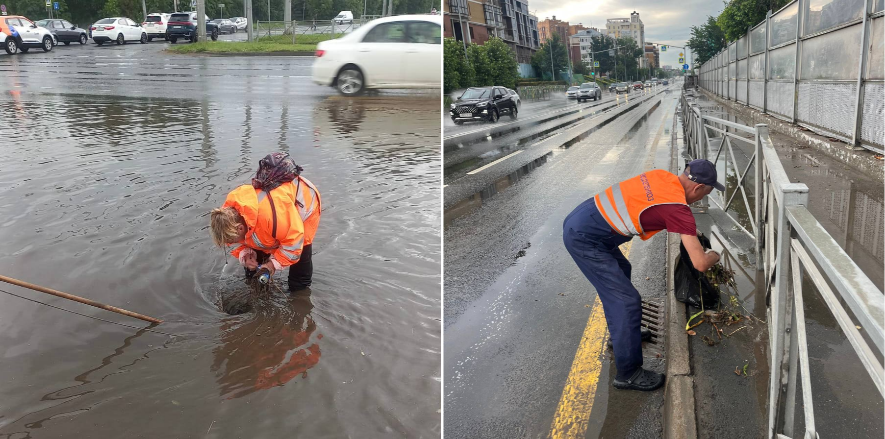 После непогоды в Татарстане — упавшие деревья и повреждённые крыши