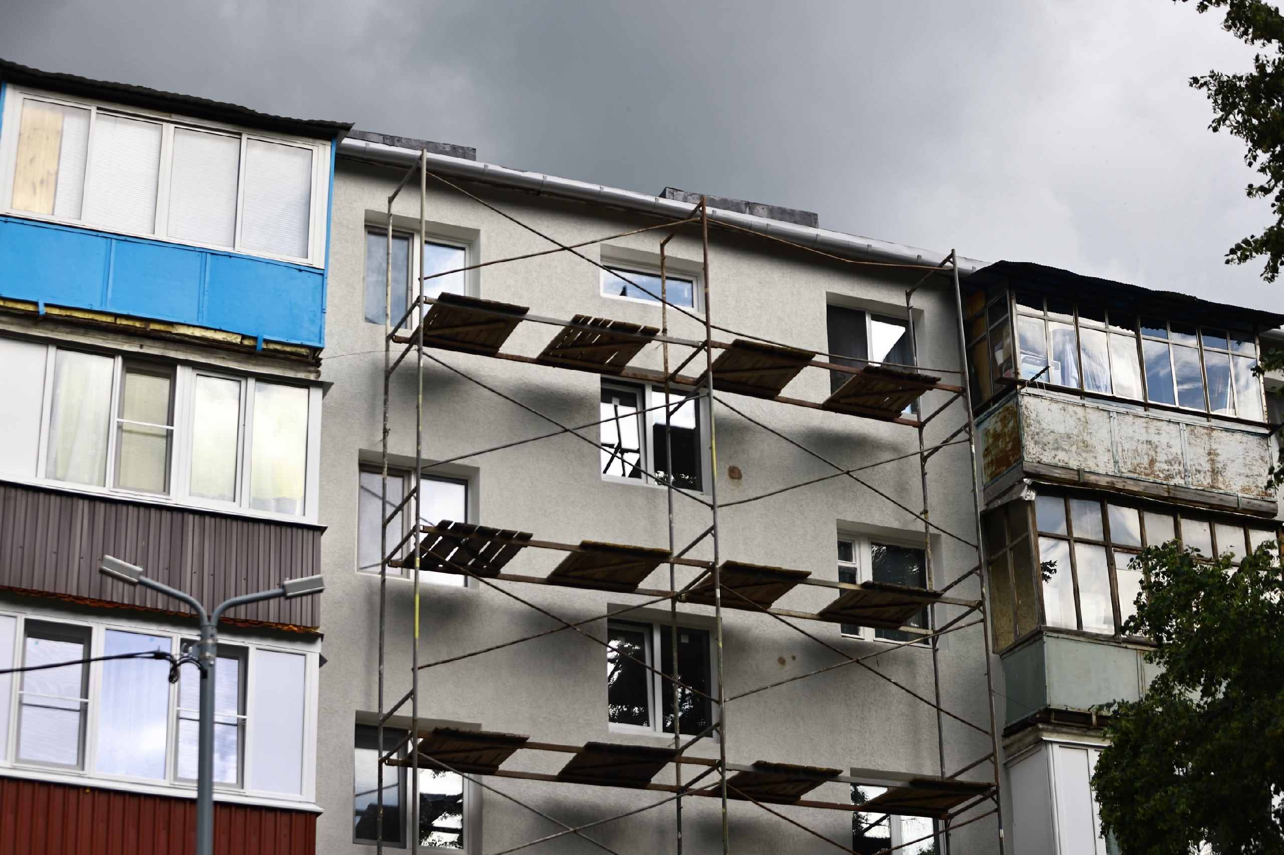 Ремонт фасада МКД